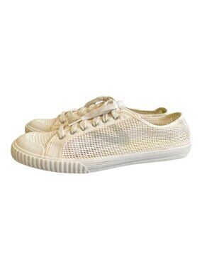 NWOT Tretorn Tournament Mesh Net Sneakers Cream Sz 10